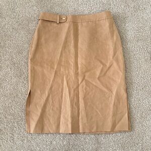 ✨ FERRAGAMO 100% LINEN SKIRT ITALY OLD MONEY XS ✨